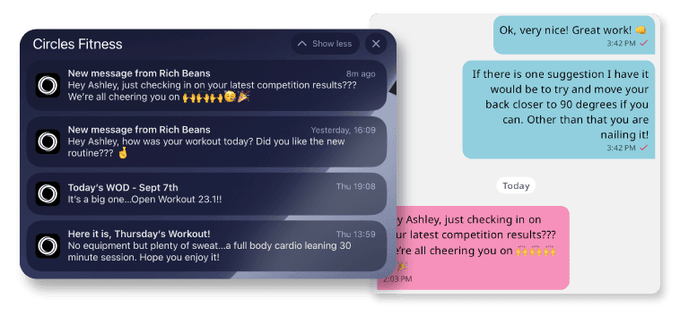 Chat + Notifications