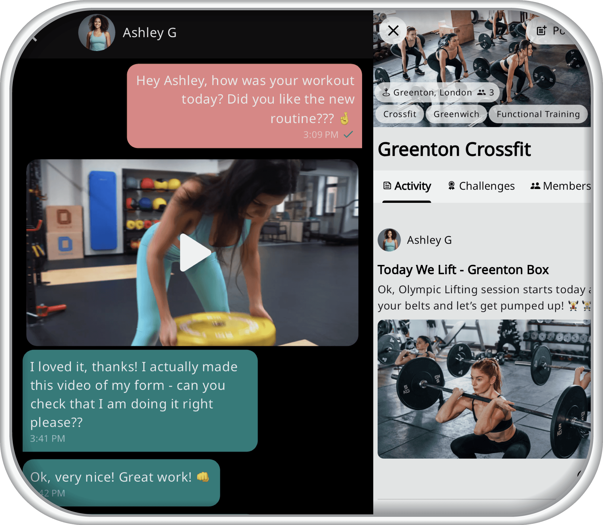 Connect Directly to Your PT or Coach